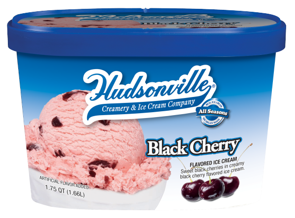 Black Cherry Hudsonville Ice Cream 8986