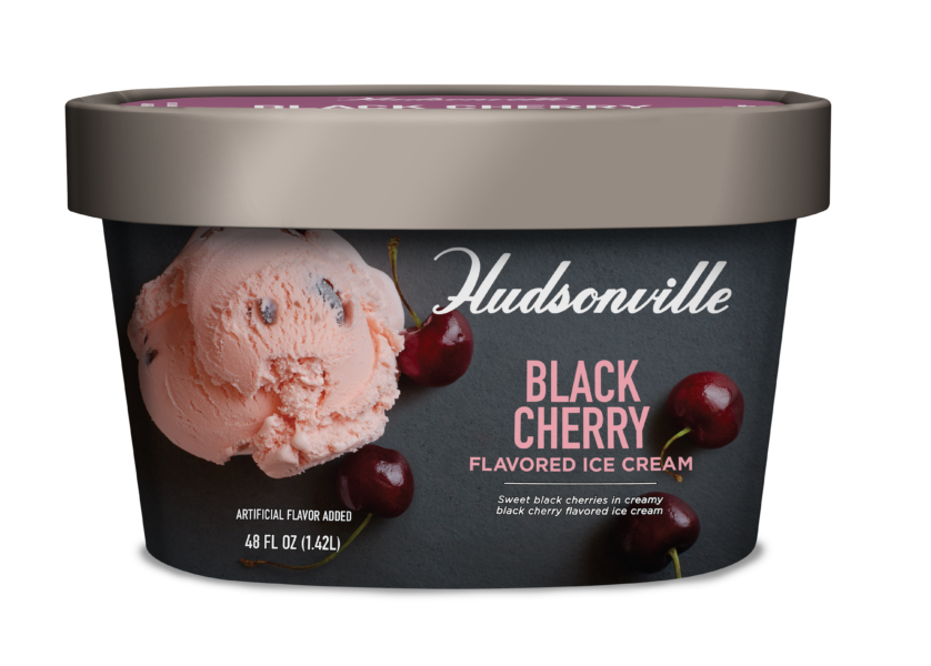 Black Cherry Hudsonville Ice Cream 7832