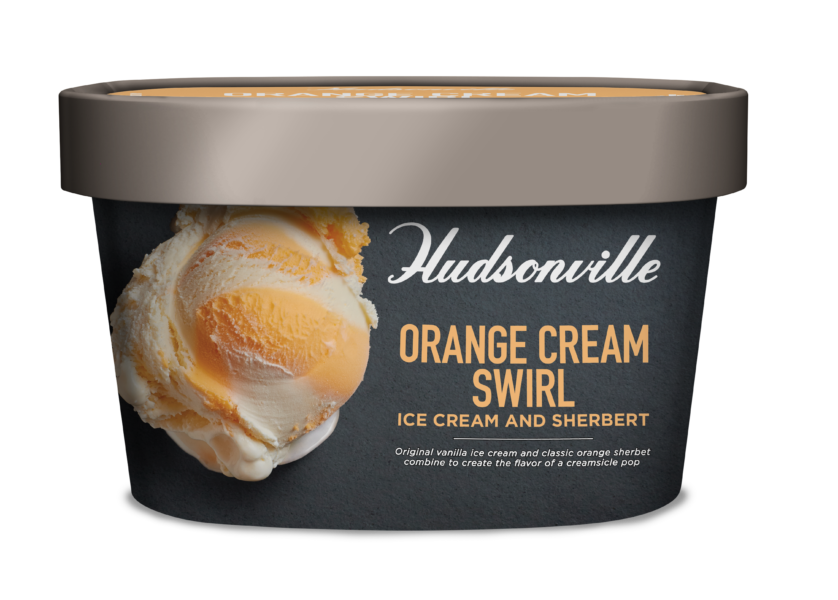 ORANGE CREAM SWIRL - Hudsonville Ice Cream