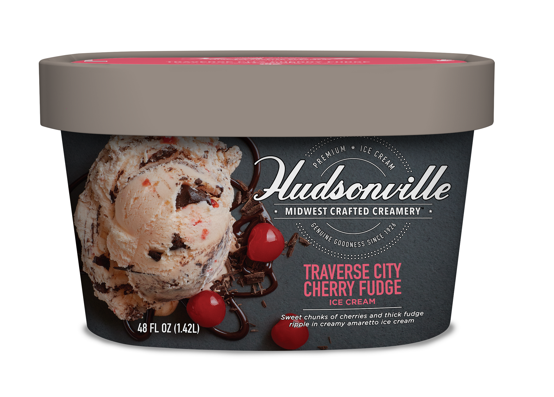 TRAVERSE CITY CHERRY FUDGE Hudsonville Ice Cream