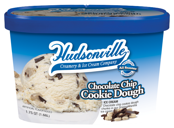 Chocolate Chip Cookie Dough Hudsonville Ice Cream