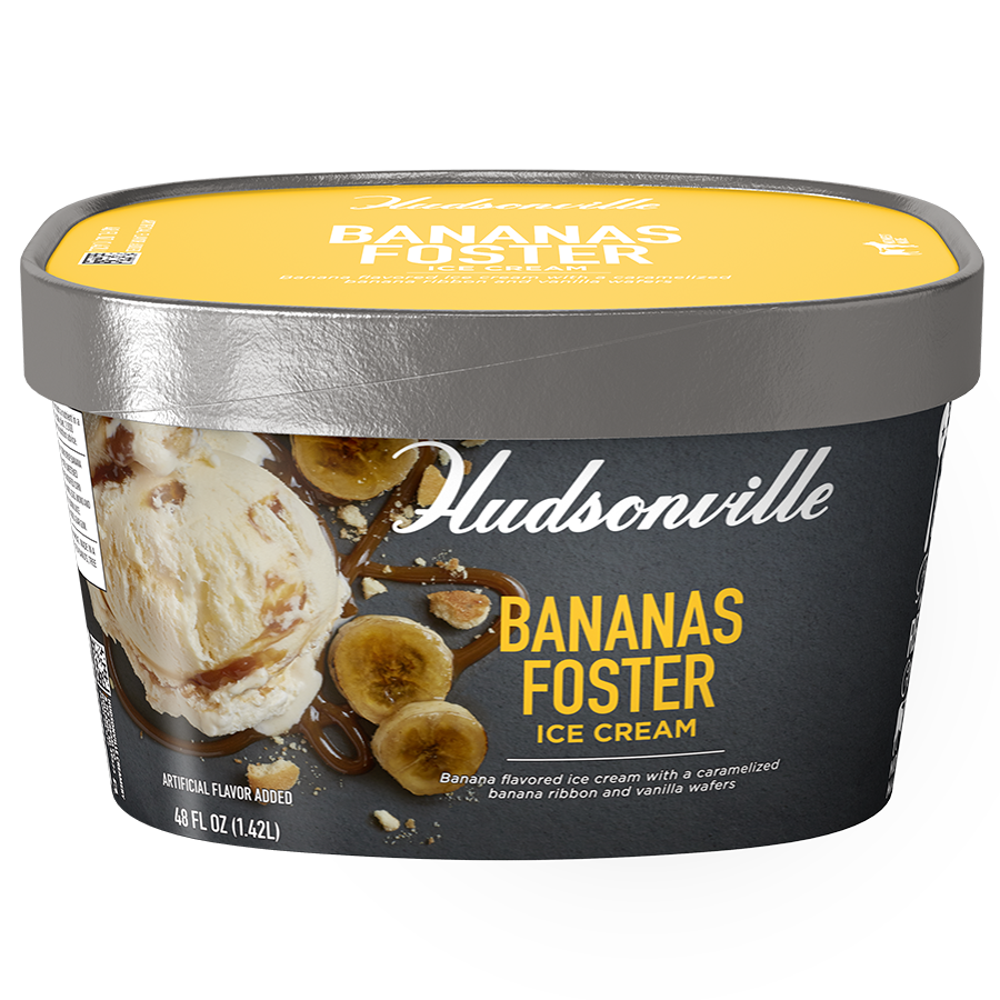 Bananas Foster Hudsonville Ice Cream 